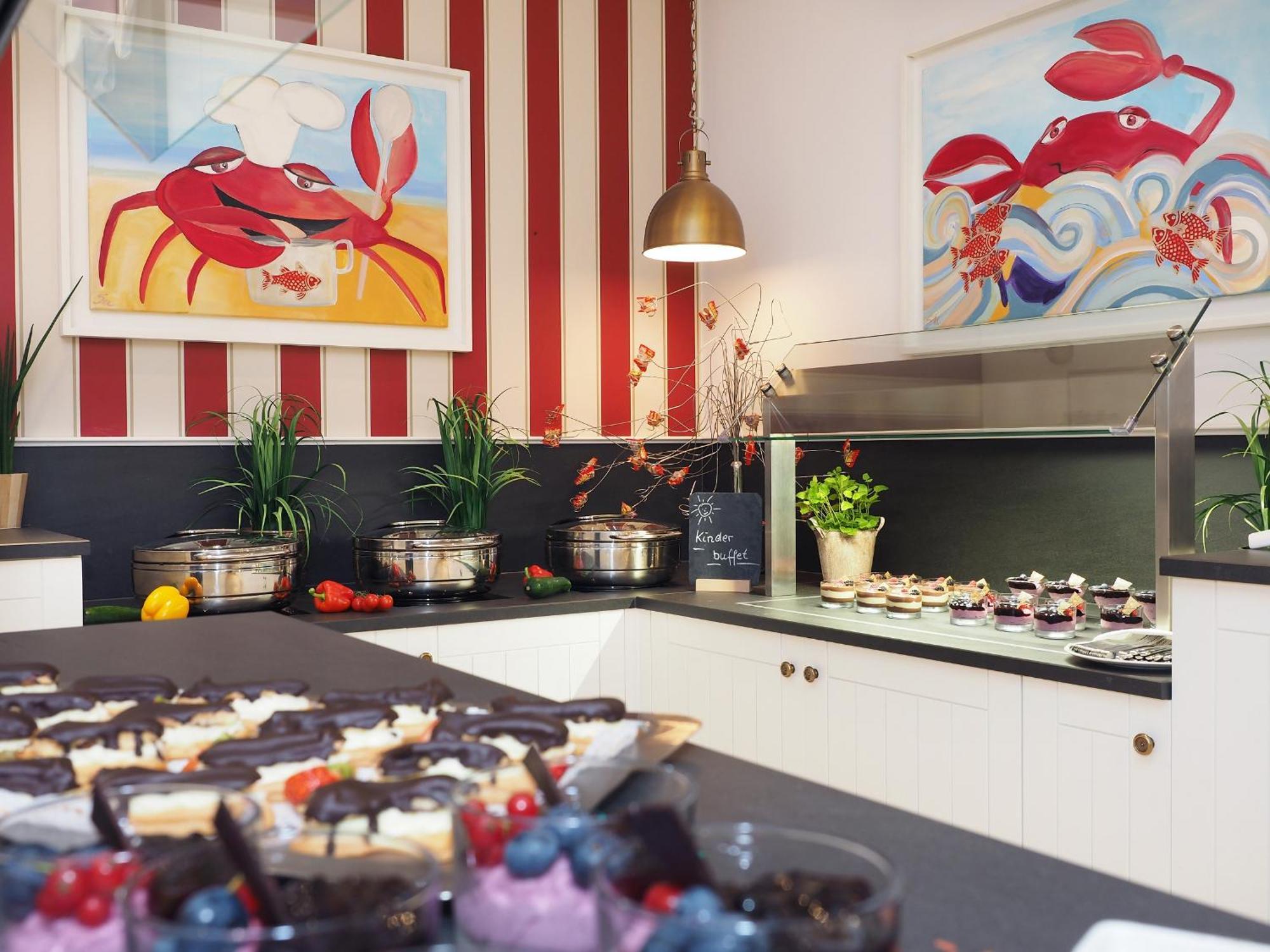 스타이겐베르거 그랜드호텔 앤 스파 헤링스도르프 제바트헤링스도르프 외부 사진 The kitchen at the restaurant